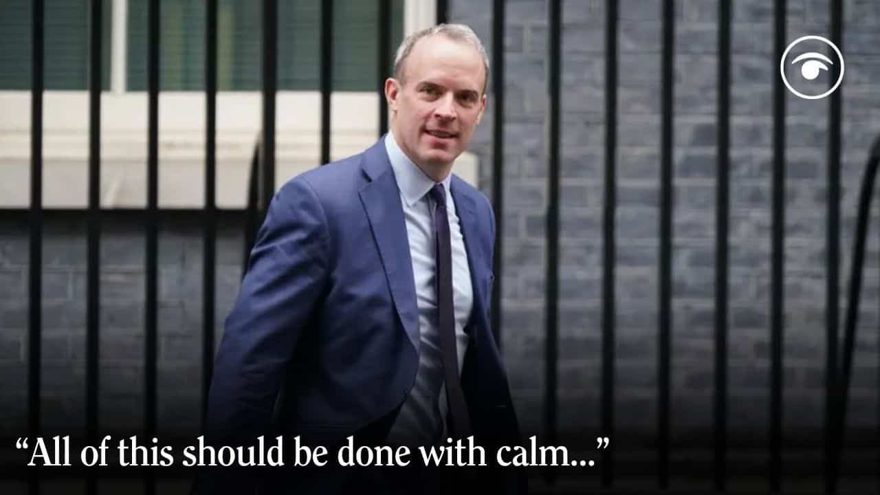 Raab warns of ‘wafer-thin ice’ in UK-China relations after spy arrest