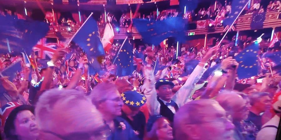 Brexiteers fume over number of EU flags at the Proms