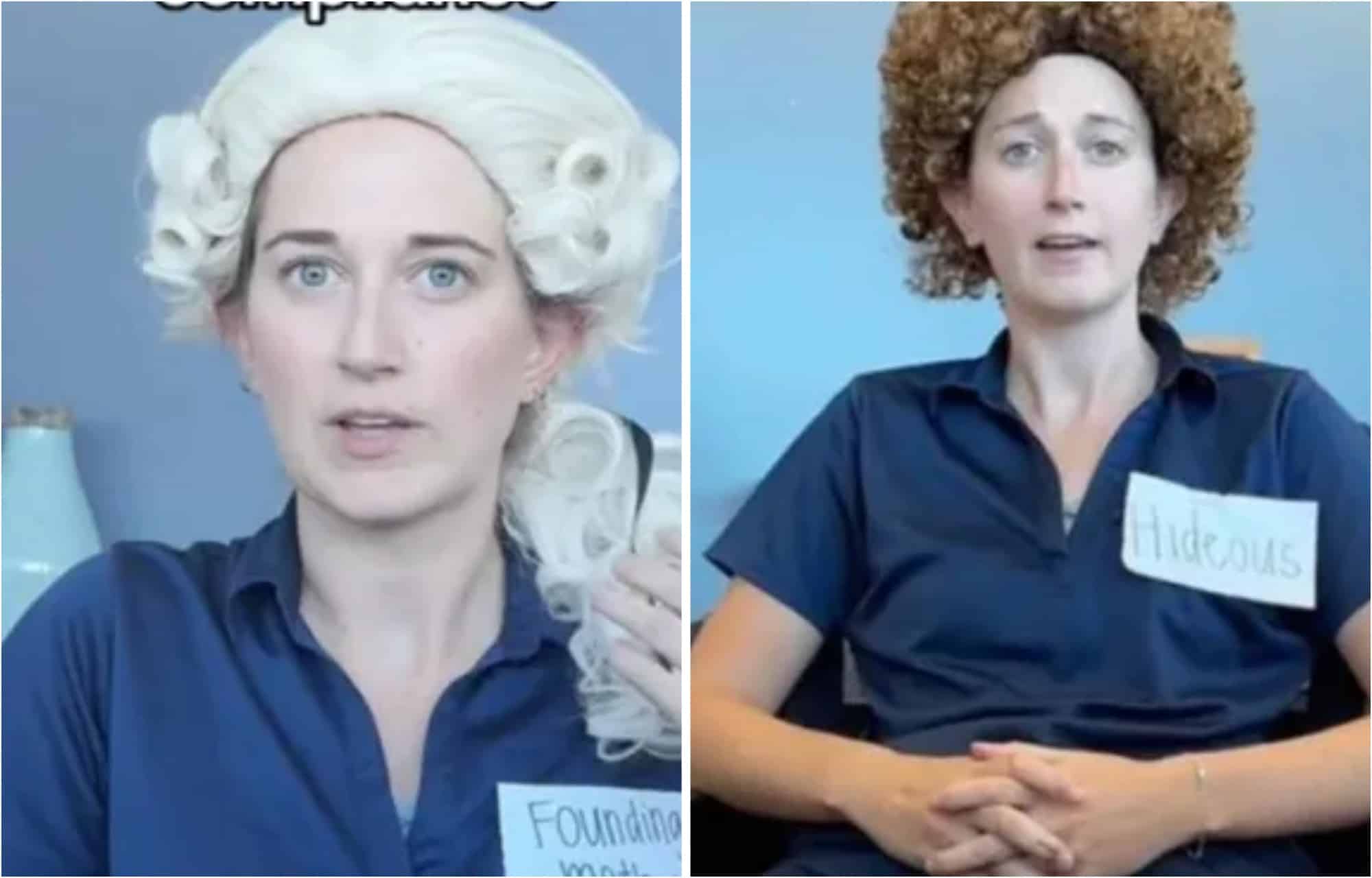 Woman says she started wearing ‘terrible wigs’ after work banned her pink hair