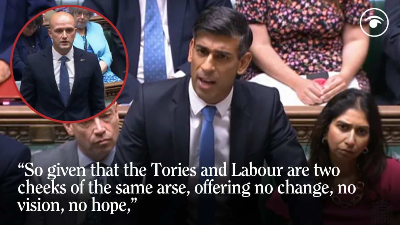 Speaker intervenes as SNP MP calls Labour and Tories ‘two cheeks of same arse’