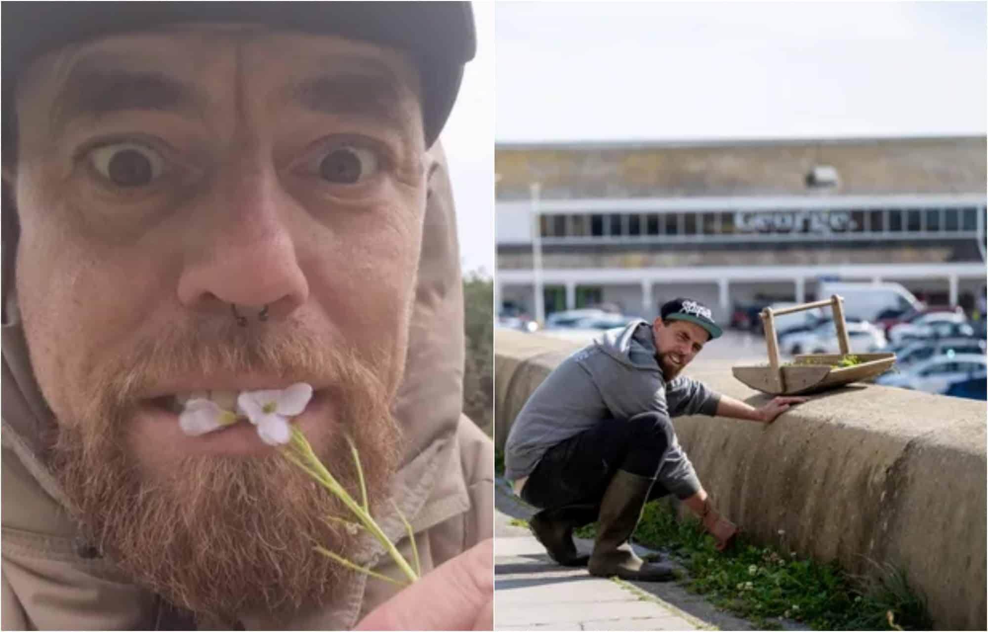 ‘I’m an urban forager – 50% of my food comes from the streets and I spend just £5-a-week at the supermarket’