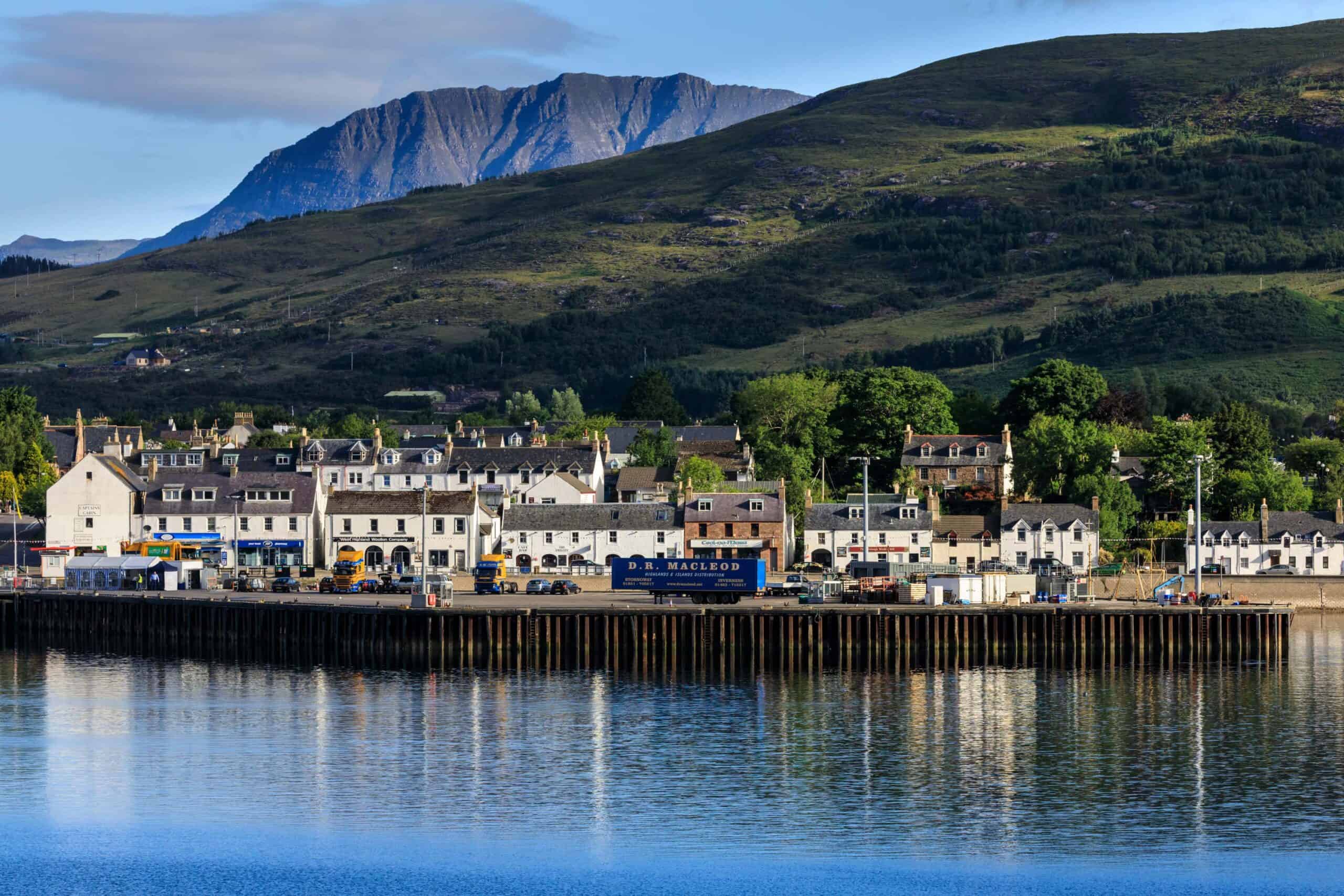 Baby boy dies after falling into harbour in Scottish Highlands