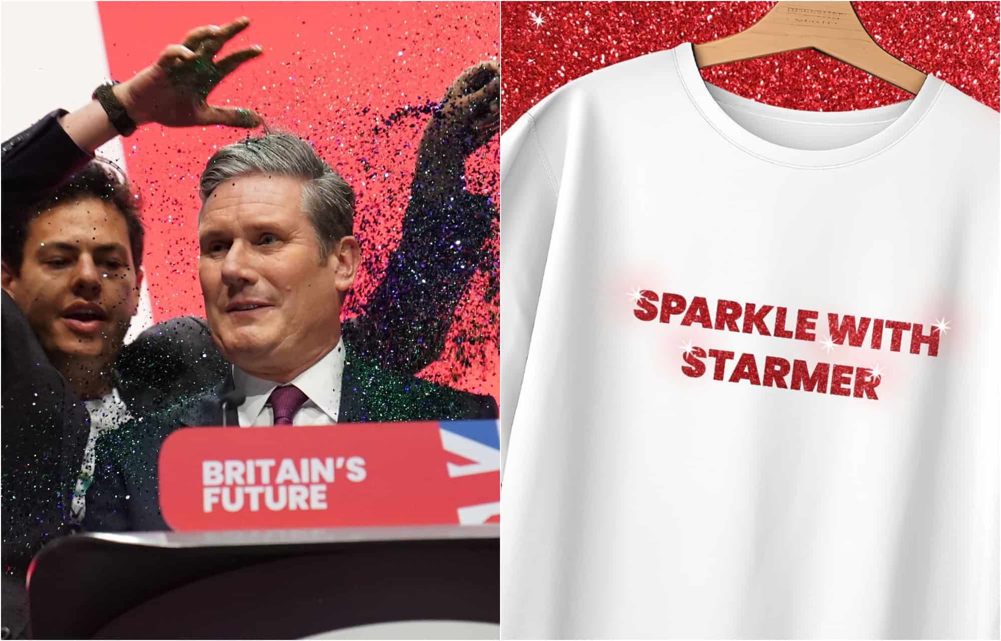 Labour release ‘Sparkle with Starmer’ T-shirt