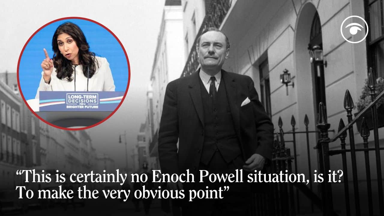 Suella Braverman’s speech ‘no Enoch Powell situation’, insists Grant Shapps