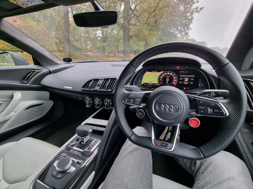 Audi R8 interior