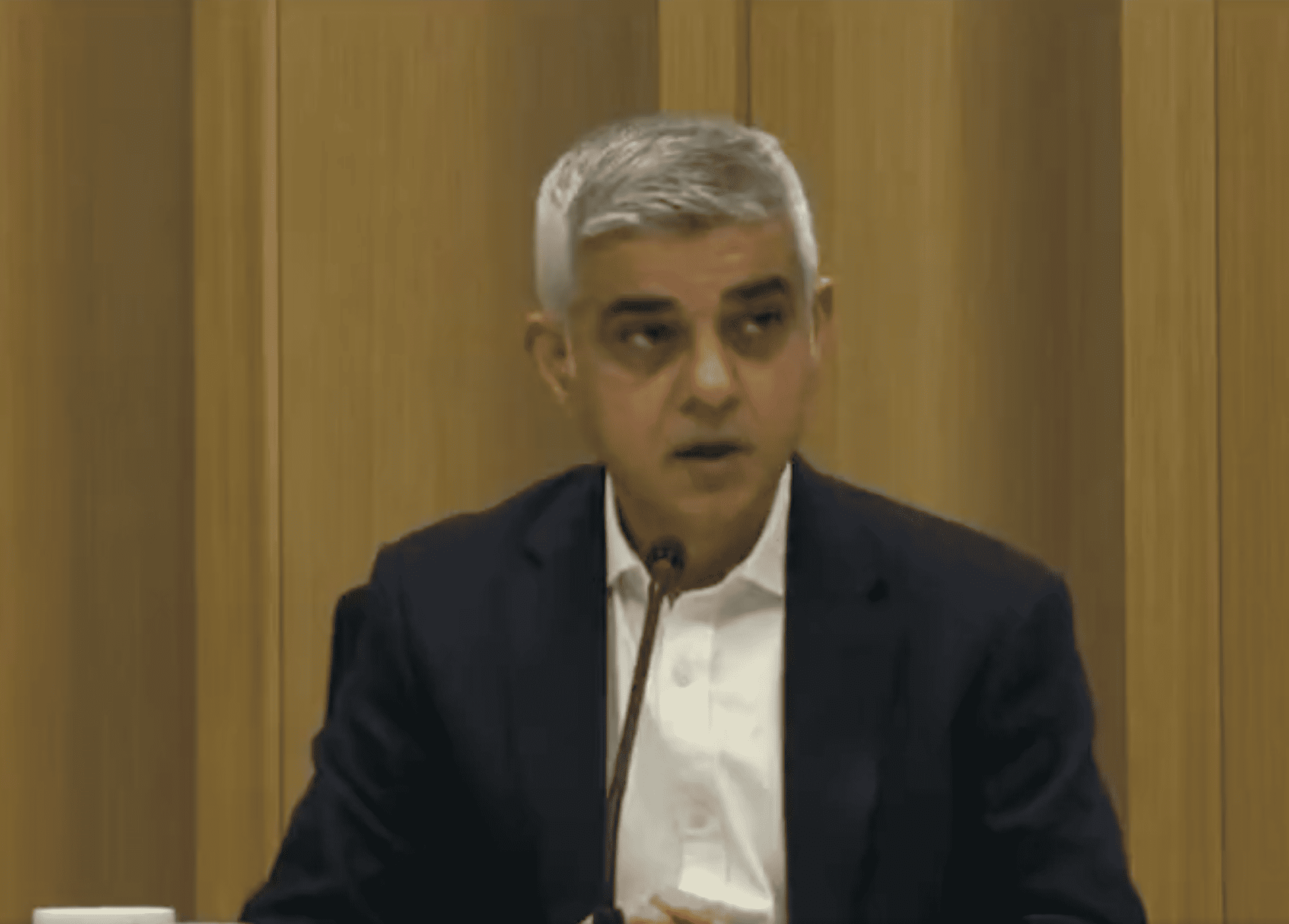 London Assembly suspended after Sadiq Khan heckled and item thrown from public gallery