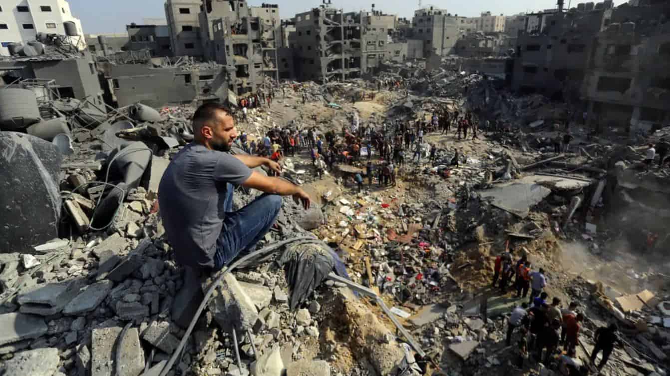 Another wave of Israeli strikes hit Gaza refugee camp