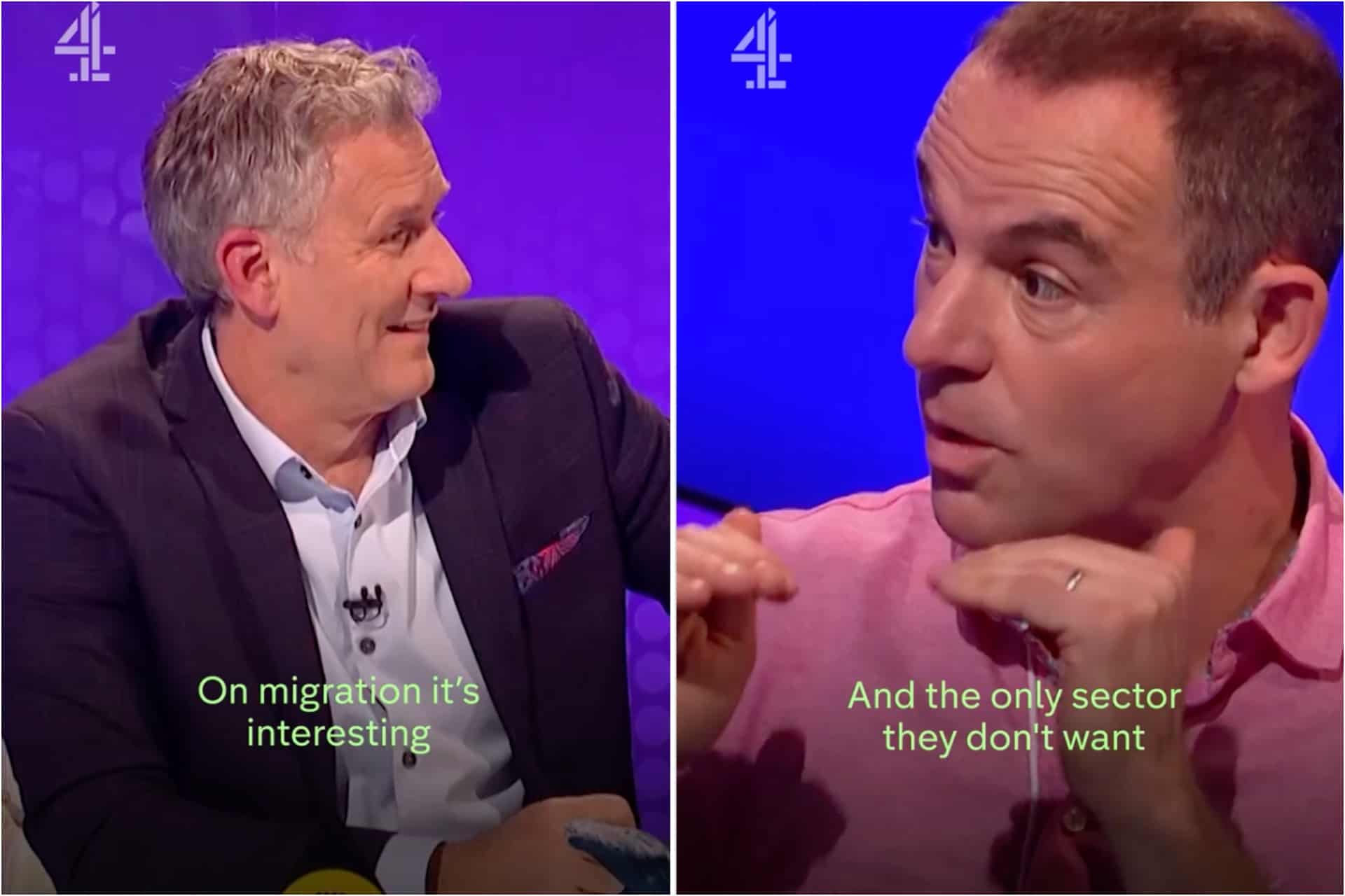Martin Lewis presents different way of looking at migration numbers on The Last Leg