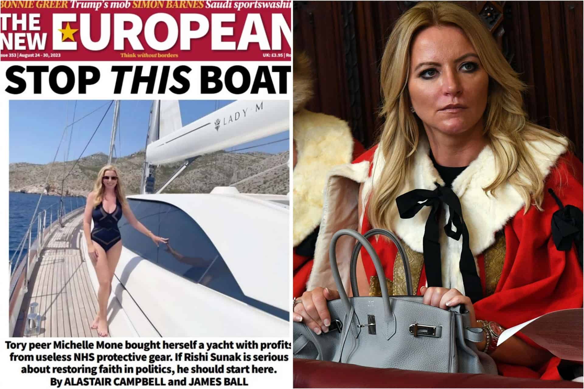 The New European to sue Michelle Mone after legal ‘threats’ over PPE links coverage