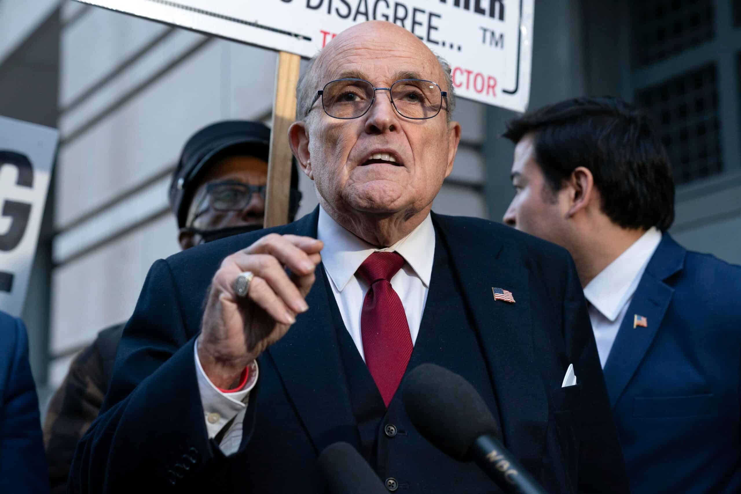 Rudy Giuliani files for bankruptcy after $148m defamation lawsuit