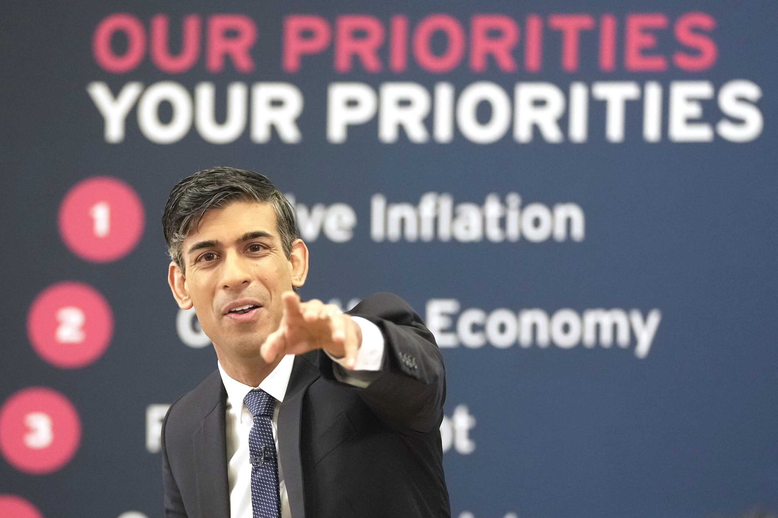 From inflation to growth, how is Rishi Sunak doing on his five pledges?