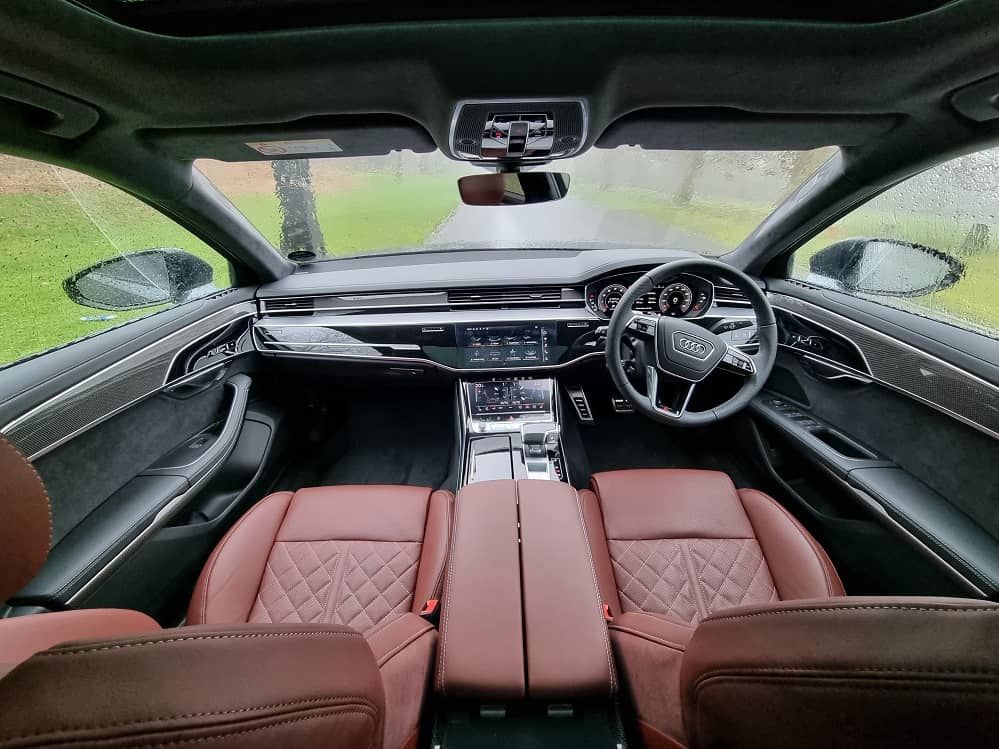 Audi S8 interior