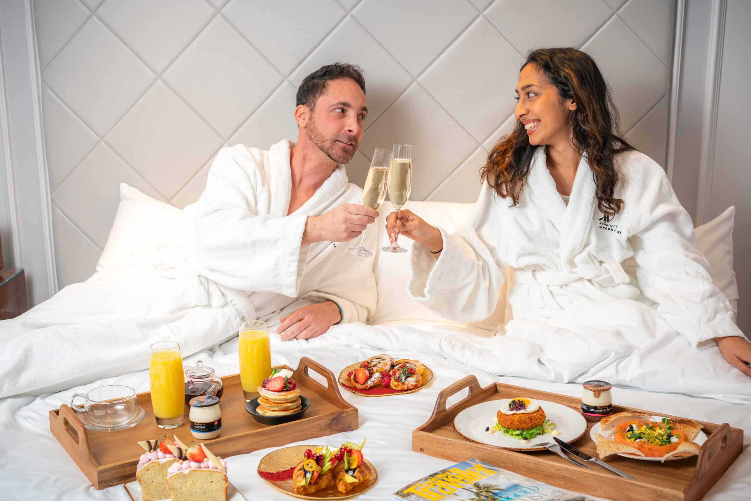 Five-star luxury London hotel launches bottomless ‘bubbles and breakfast in bed’