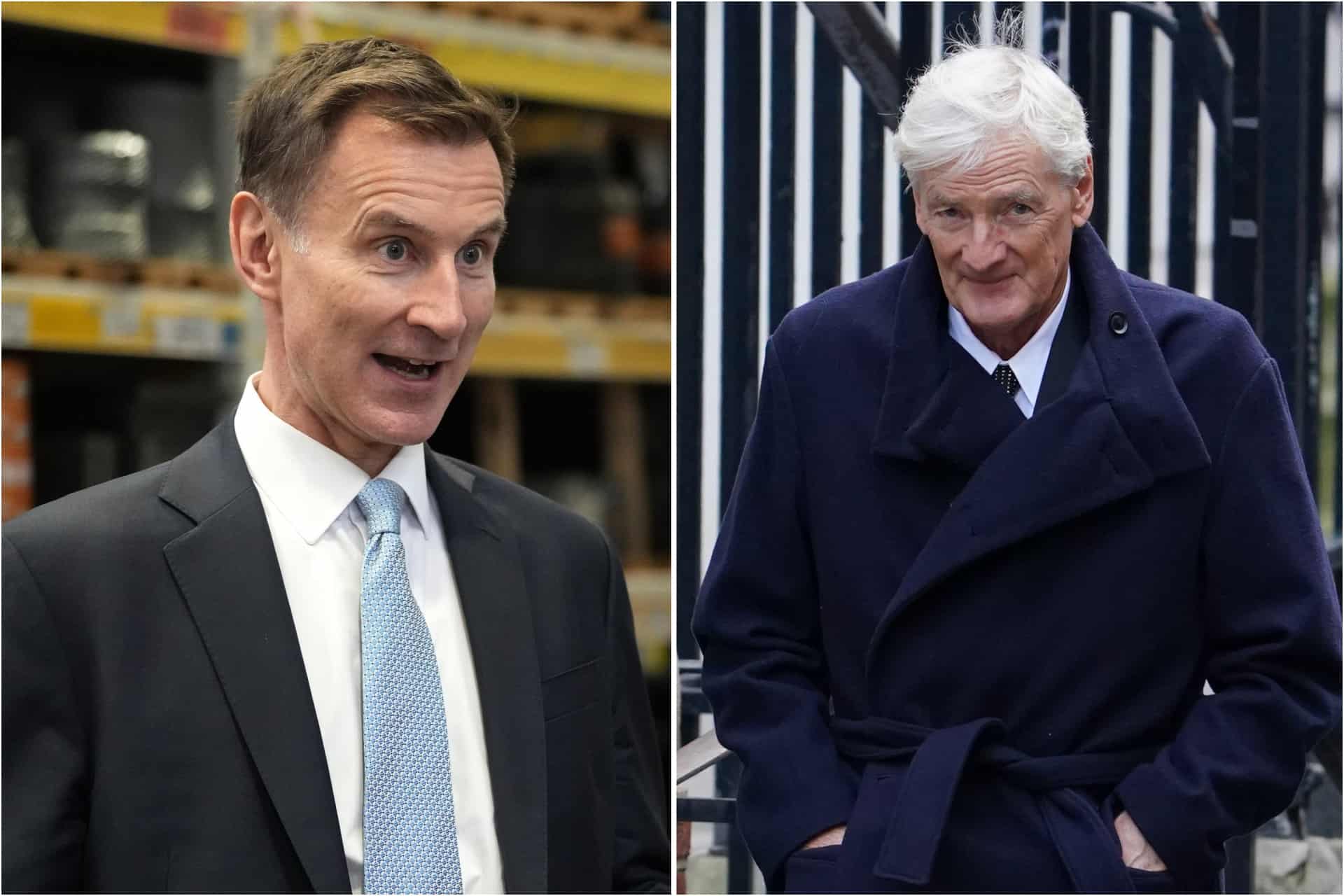 Details of James Dyson’s fiery meeting with Jeremy Hunt emerge