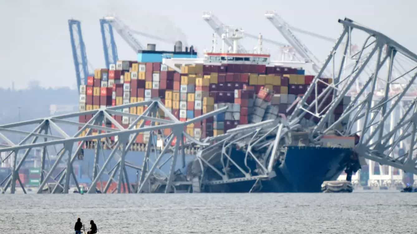 Six presumed dead after cargo ship rammed Baltimore bridge triggering collapse