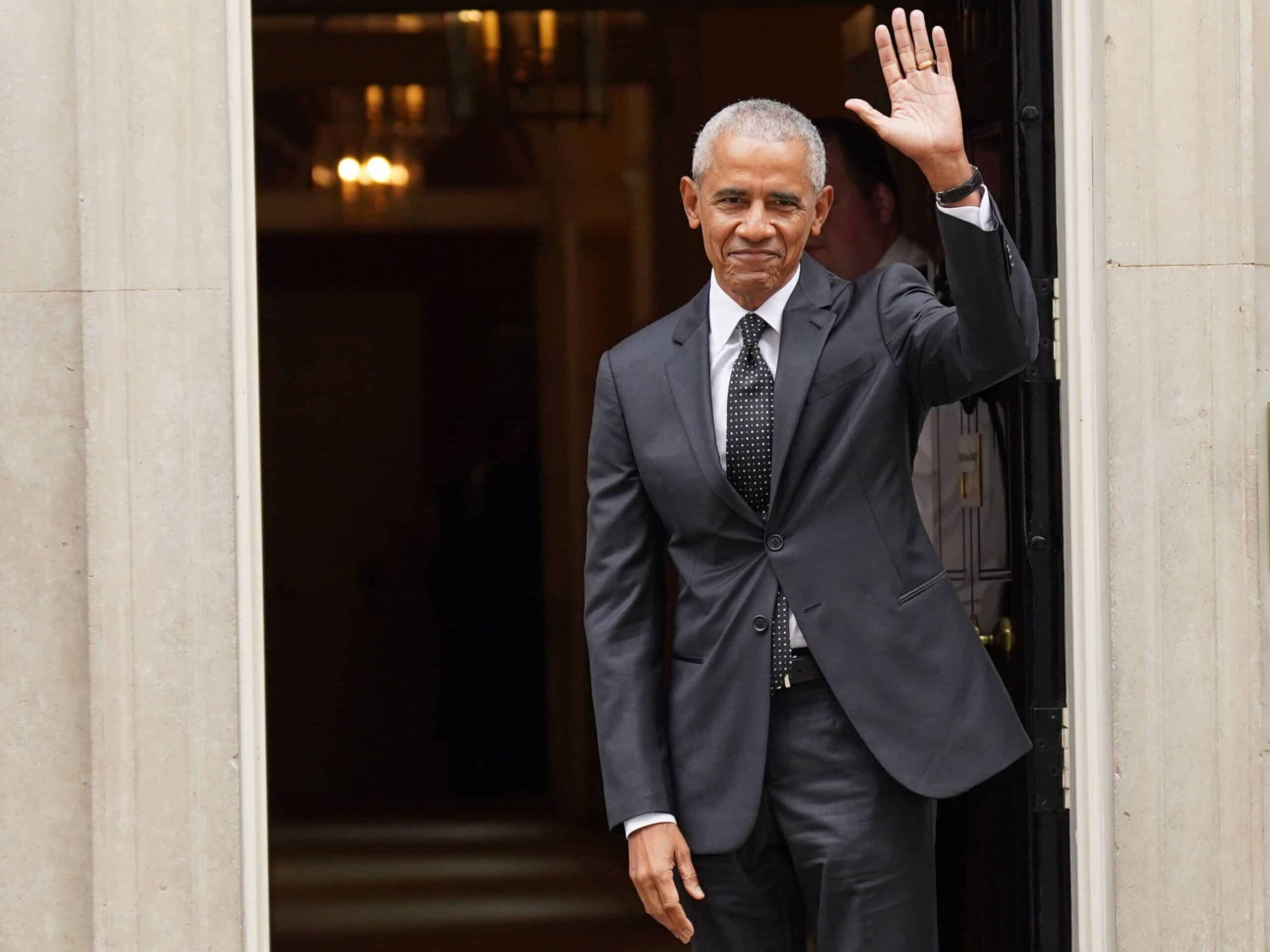 Barack Obama visits Rishi Sunak in Downing Street