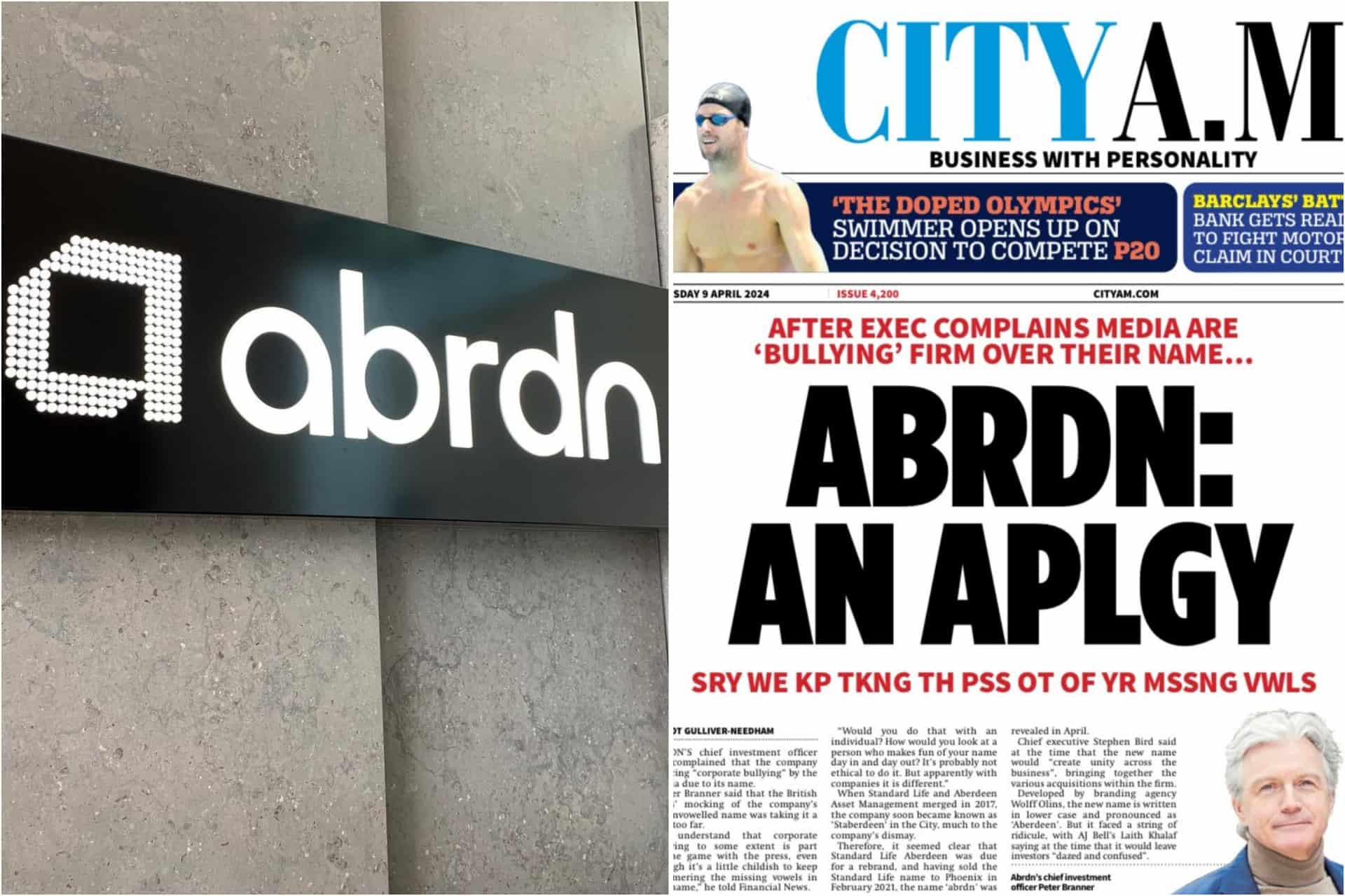 City AM issues hilarious apology over ‘missing vowels’ re-brand