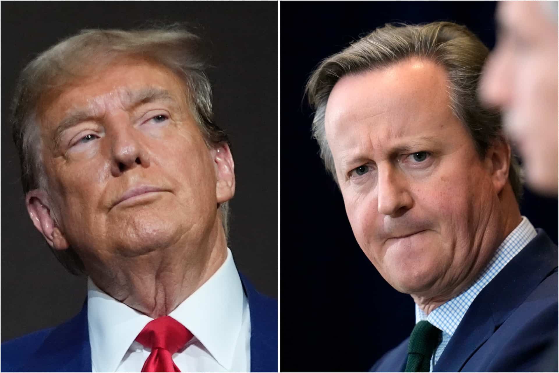 Lord Cameron meets with Donald Trump