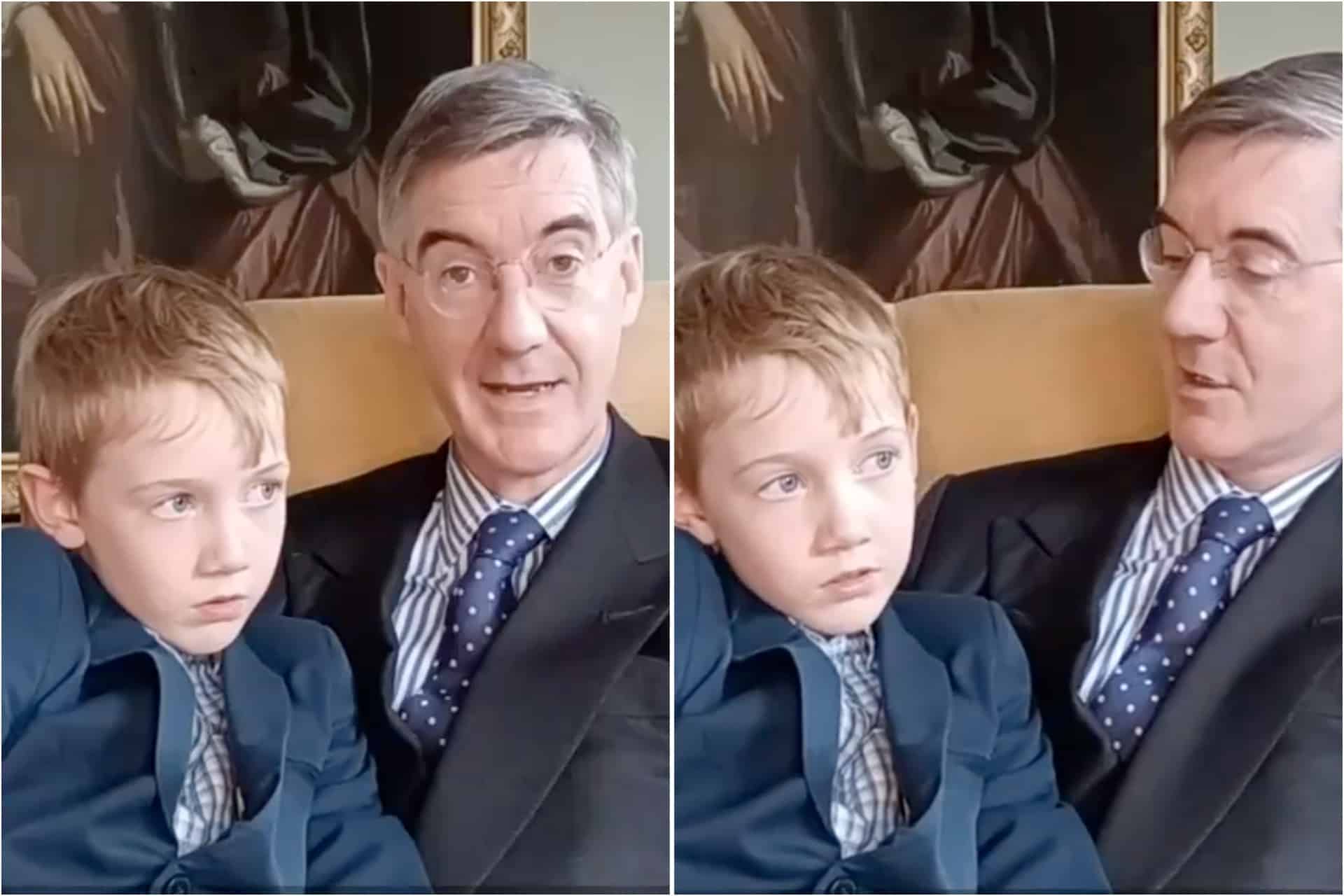 Jacob Rees-Mogg rinsed over ‘creepy’ vid featuring his seven-year-old child