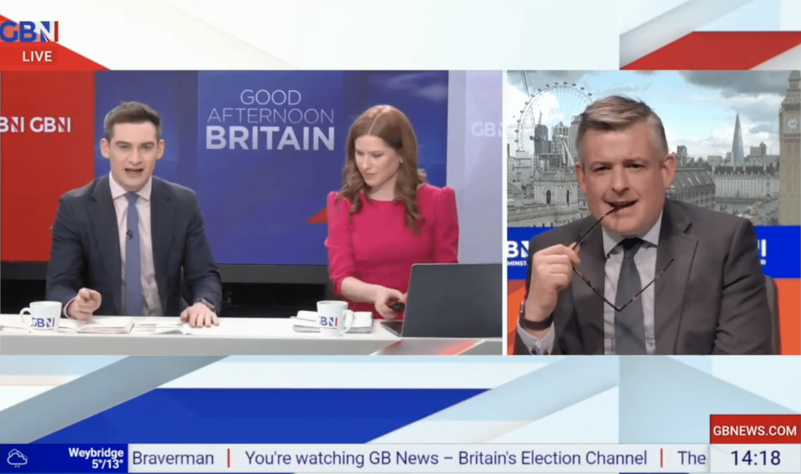 GB News hosts get gloriously shut down by Jonathan Ashworth over NatCon event