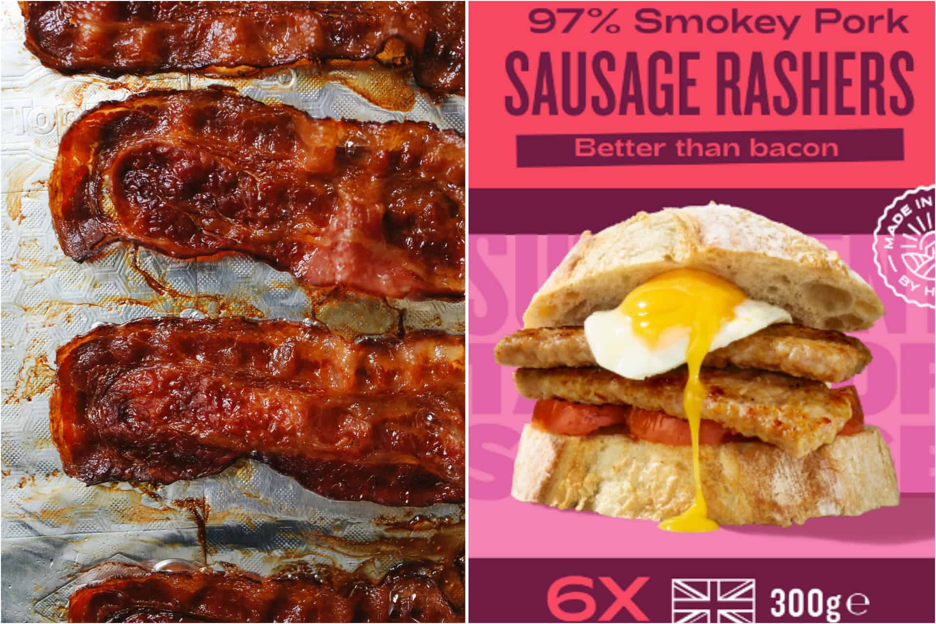 Move over bacon… UK’s first sausage rashers set to hit the shelves