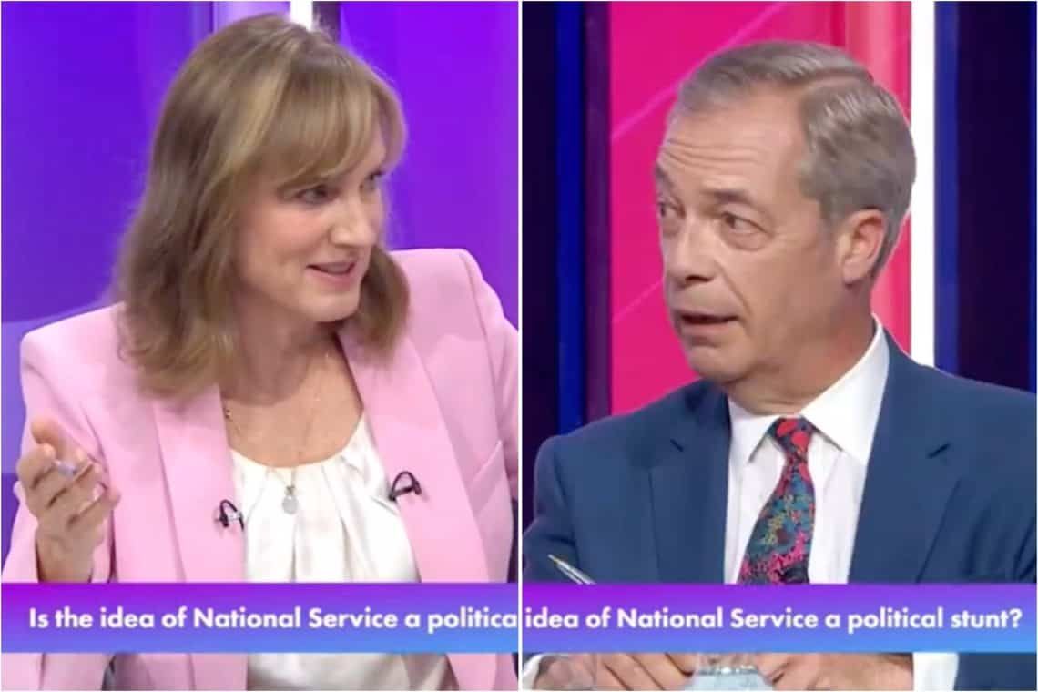 Fiona Bruce praised for Nigel Farage put down on Question Time