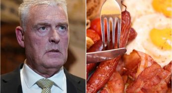Patriot Lee Anderson savaged over pic of pitiful Full English breakfast