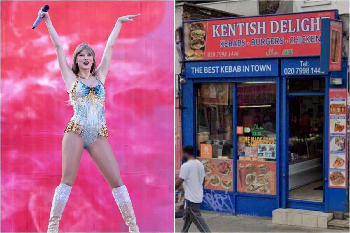 Taylor Swift places £450 order at local London kebab shop Taylor Swift places £450 order at local London kebab shop